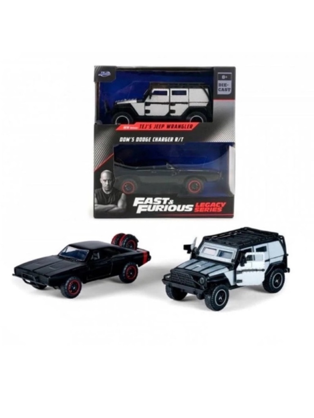 NEW Fast & Furious Movie Jada Di-Cast 2 Pack Car Truck Toy Figure 1:32